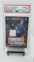 PSA 9 Nicolo Zaniolo Italy Autograph #d /50 Pop 1