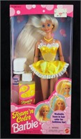Vintage Mattel Barbie Foam & Color Doll 15098