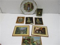 Old Pictures & Decorative Plate