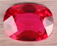 10.00CT RECTANGULAR CUSHION CUT RUBY LOOSE GEM