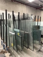Steel 8 Bay Vertical Glass Storage Rack