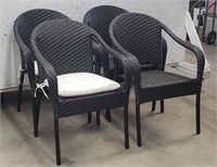 Group of 4 Frontgate patio chairs