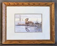Sue Coleman Print -NW Native Inspired Art -Otter
