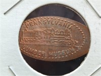 Smash Penny token Pennsylvania lumber museum