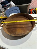 HUGE 20" Cast Iron Hotel Restaurant Skillet Pan