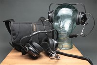 Reactech Double Talk Scanner Intercom Headphones +