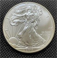 2011 Unc. 1 Oz. Silver American Eagle