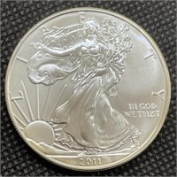 2011 Uncirculated 1 Oz American Silver Eagle