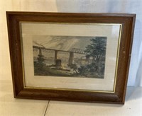Antique Engraving City of Louisville