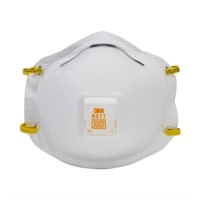 (4) 3M 2-Pack Disposable N95 Valved Safety Mask