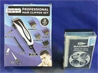 Professional hair clipper set and Badger paint