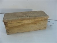 Antique Wood Tractor Tool Box