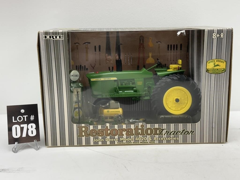 ERTL J.D. Restoration Tractor Model 4020