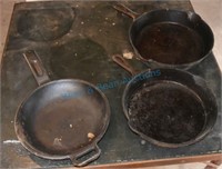 3 cast-iron skillet