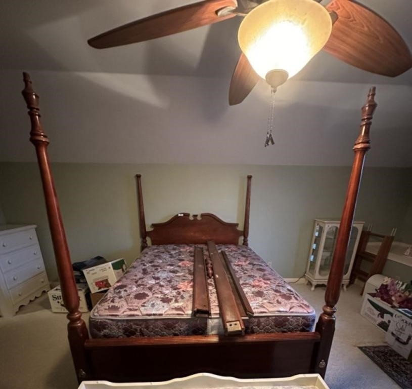 Queen Size Bed with Canopy Top