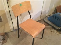 Wood/Steel Chair