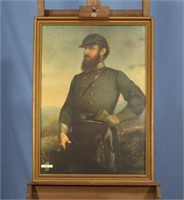 General T.J. Jackson Confederate  Army Framed