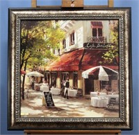 Framed Street Scene Print