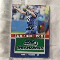 Topps Seahawks Matte Hasselbeck Sports Card