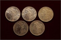 Morgan Silver Dollar lot; 1887 - 1891, 1991S