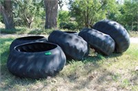(6) Turned Tractor Tires