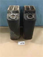 2 MILITARY GAS CANS
