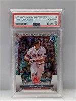 2023 Bowman Mega Box Chrome RC Triston Casas PSA10