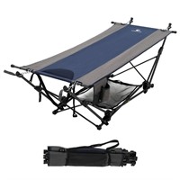 ALPHA CAMP Portable Hammock Bed with Stand, Foldab