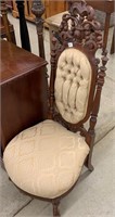 Carved Victorian Side Chair