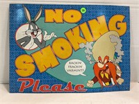 No smoking, please Bugs Bunny Yosemite Sam tin