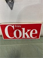 Metal Enjoy Coke Sign