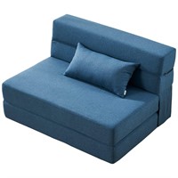 Folding Sofa Bed with Pillow - Convertible Chair