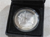 35TH ANNIVERSARY COMM. COIN EASY RIDERS STERLING?