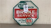 176.EIS Brake Service Sign