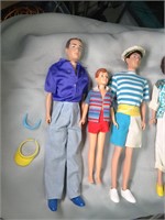 1960's Mattel Ken Midge Barbie Dolls