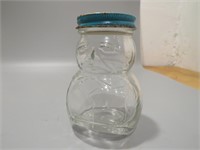 Vintage Sandoz Glass Jar