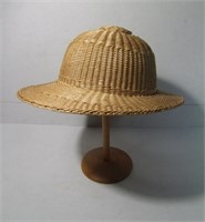 C/1930’s Handmade Reed Tropical Explorers Hat