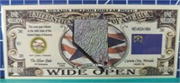 Nevada million Dollar Banknote