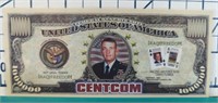 Sentcon million dollar banknote