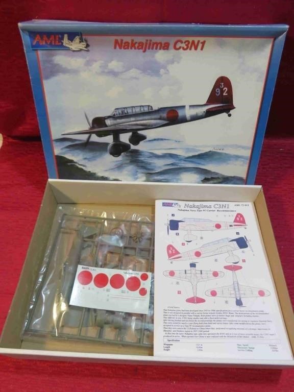 1937 Japan Nakajima Plane 1:72 Model Kit Sealed