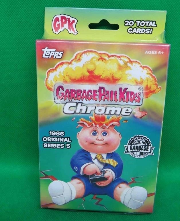 Sealed 2022 Garbage Pail Kids Chrome 1986 Series 5