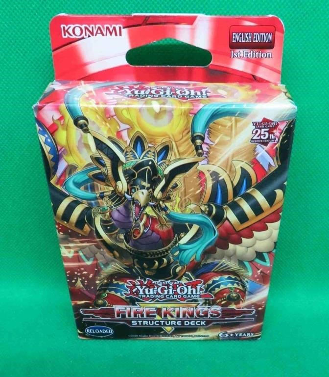 Sealed Yu-Gi-Oh TCG Fire Kings Structure Deck 1st