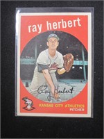 1959 TOPPS #154 RAY HERBERT ATHLETICS