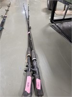 2 Zebco Rhino rods