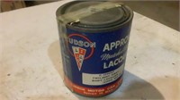 Vintage Hudson Approved Lacquer Can Twilight Gray