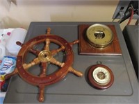 2 Barometers - Boat Helm