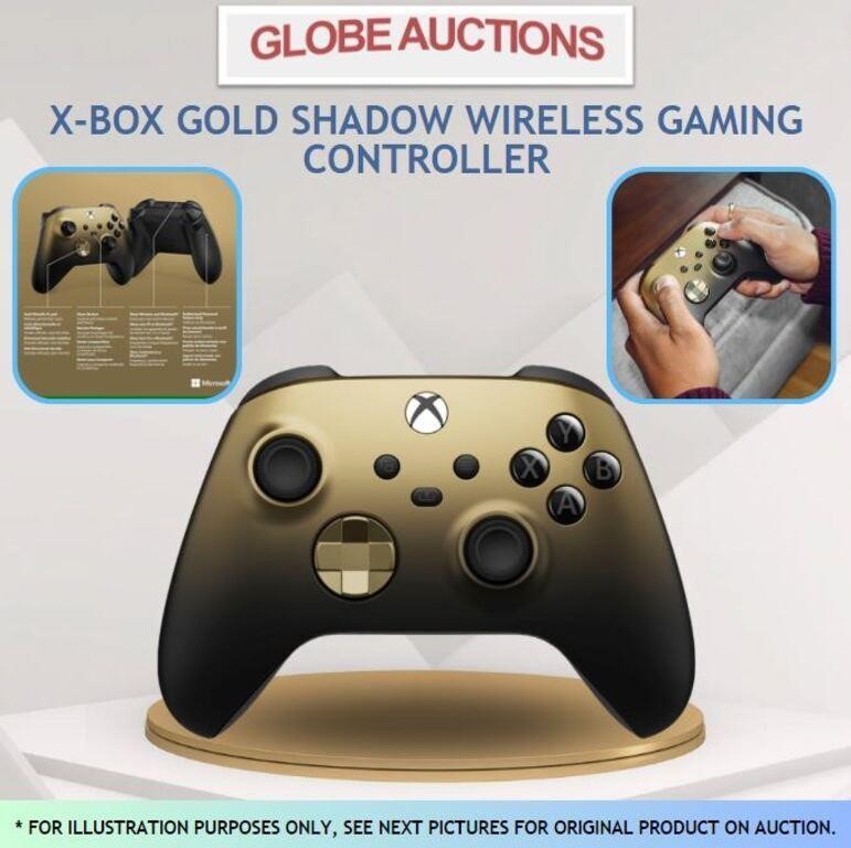 X-BOX GOLD SHADOW WIRELESS GAMING CONTROLLER