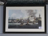 Framed Pair Of Nautical Prints