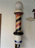 VINTAGE KOKEN BARBER SHOP WALL POLE WITH