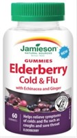 2x JAMIESON Elderberry Cold & Flu Gummies